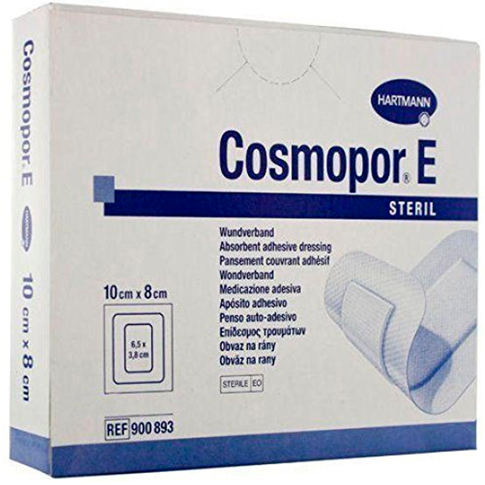 Cosmopor E kiinnittyvä haavatyyny 10x8 cm