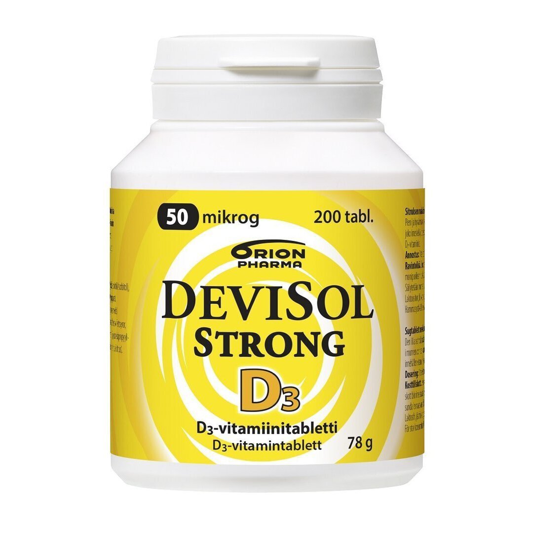 DEVISOL STRONG 50 mikrog 200 tablettia