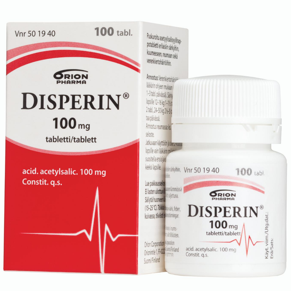Disperin 100 mg tabletti