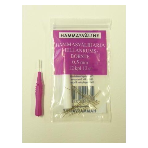 Doft hammasväliharja 0.5 mm lila