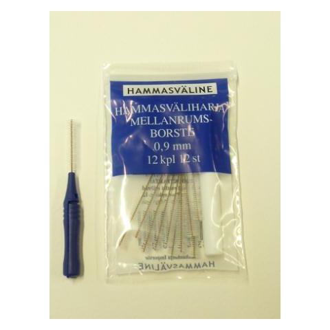 Doft hammasväliharja 0.9 mm tummansininen