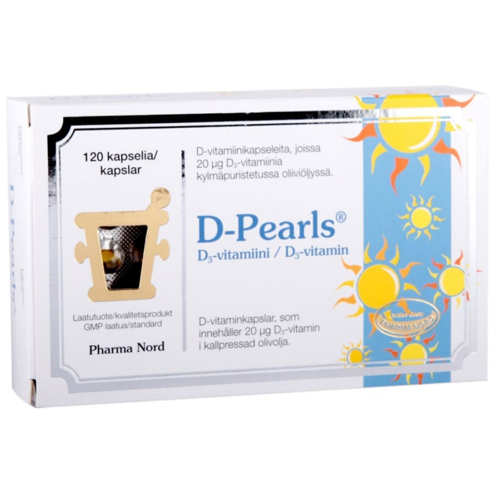 D-Pearls D-vitamin 20 mikrog -kapselit