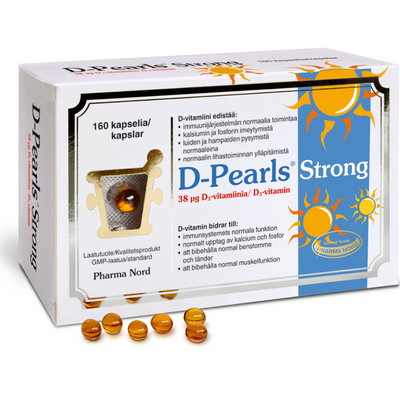 D-Pearls Strong 38 mikrog -kapselit