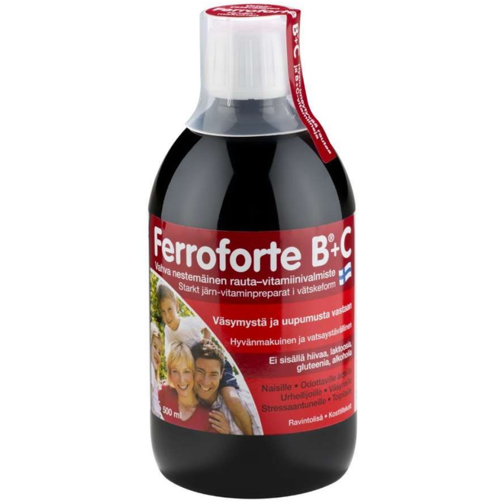 Ferroforte B + C -nestemäinen rautavalmiste