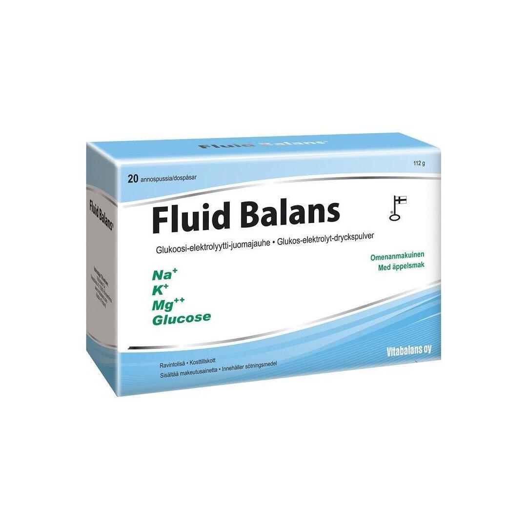 Fluid Balans glukoosi-elektrolyytti-juomajauhe