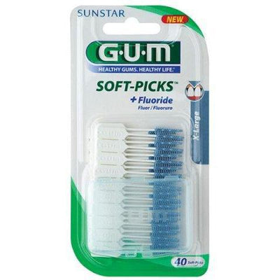 GUM Soft-Picks + fluoride harjatikku X-Large 40 kpl