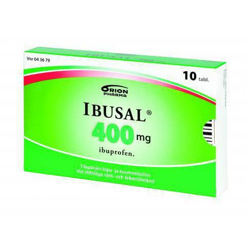 IBUSAL 400 mg tabletti -eri kokoja