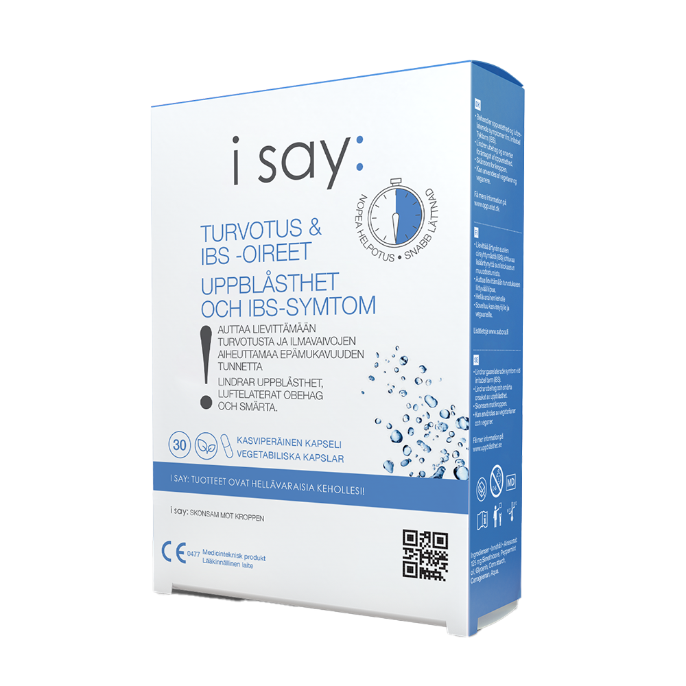 i say: Turvotus & IBS-oireet 30 kapselia
