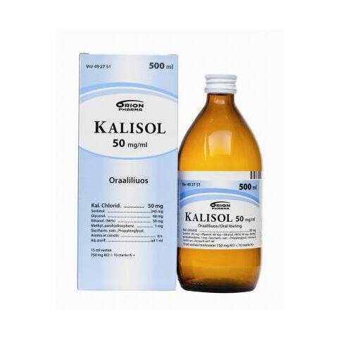 KALISOL 50 mg/ml 500 ml - Apteekkiplus.fi