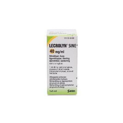 Lecrolyn sine 40 mg/ml silmätipat - eri kokoja