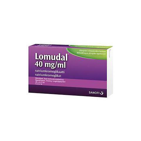 Lomudal 40 mg/ml - eri kokoja