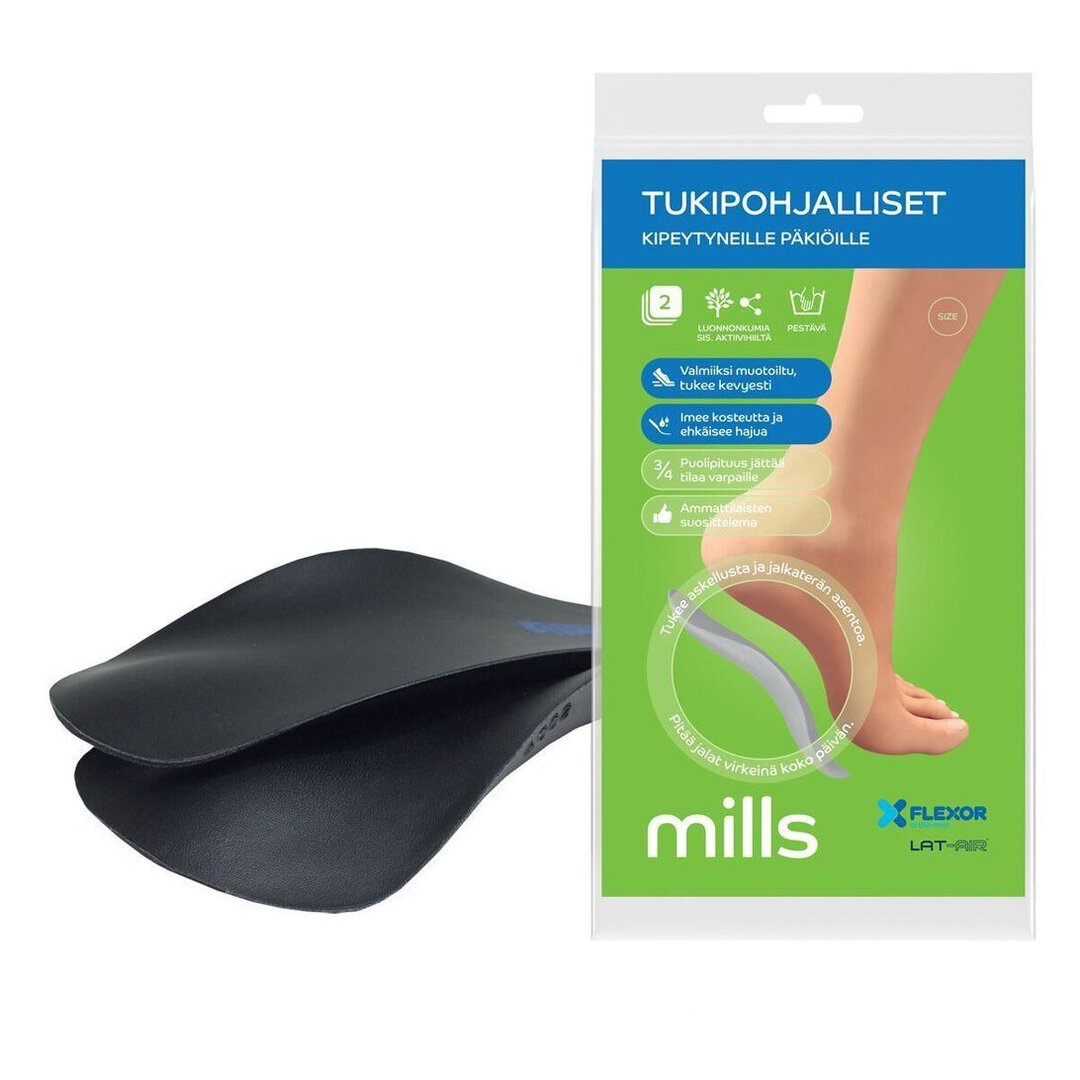 Mills Tukipohjallinen, koko L (40-41) - Apteekkiplus.fi