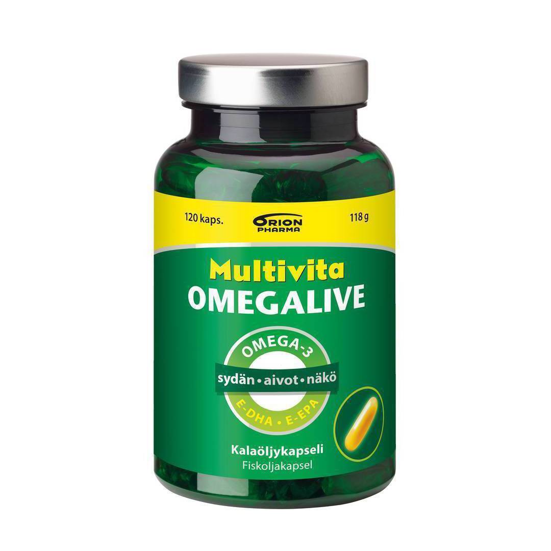 Multivita Omegalive Basic 120 kaps