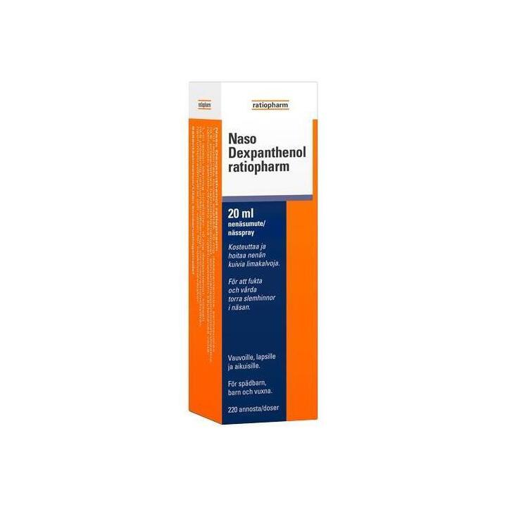 NASO DEXPANTHENOL RATIOPHARM 20 ml