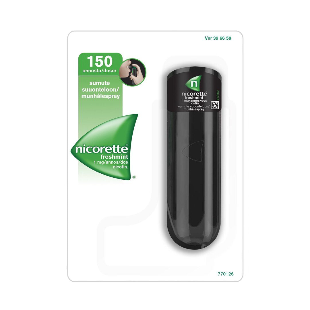 Nicorette Freshmint suusumute 1 mg/annos - eri kokoja