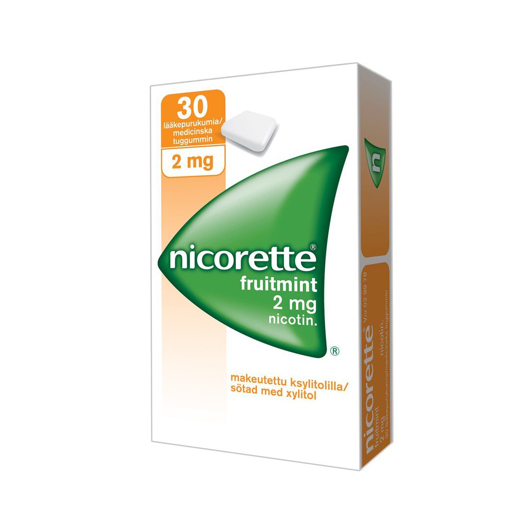 Nicorette Fruitmint 2 mg - eri kokoja