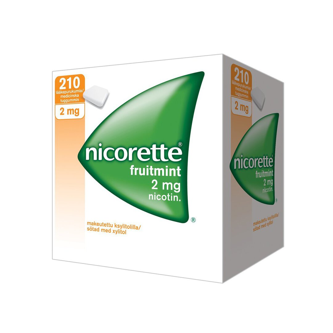 Nicorette Fruitmint 2 mg - eri kokoja