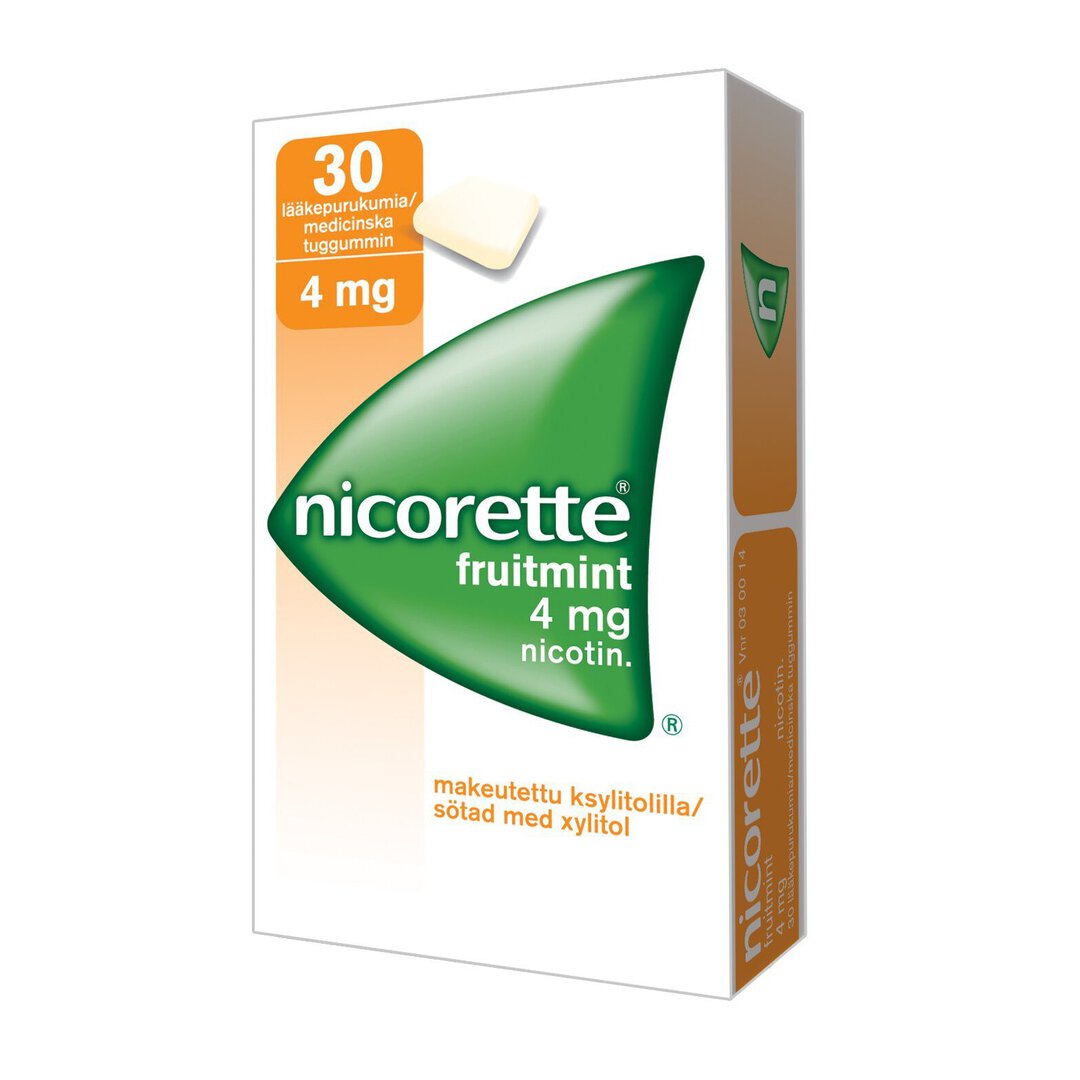 Nicorette Fruitmint 4 mg - eri kokoja