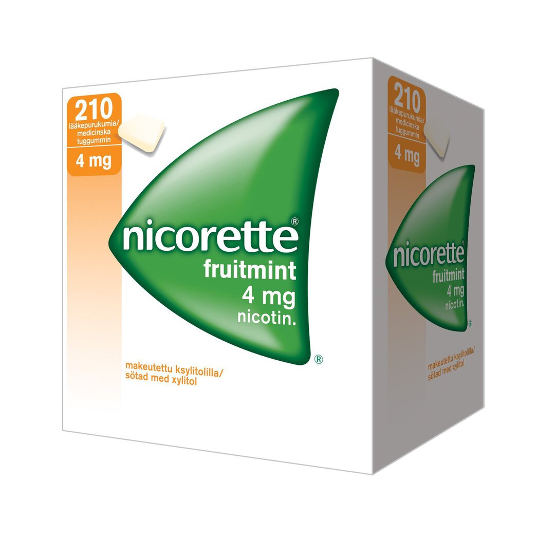 Nicorette Fruitmint 4 mg - eri kokoja