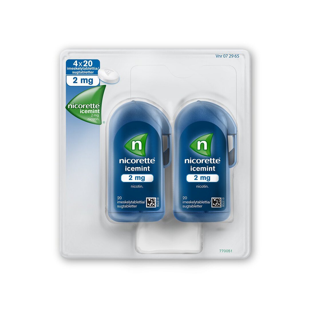 Nicorette Icemint 2 mg - eri kokoja