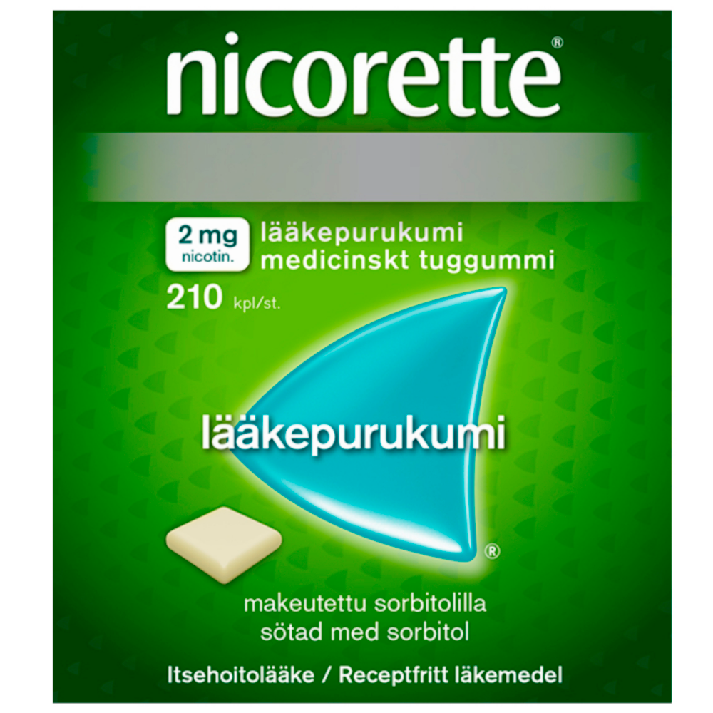 Nicorette 2 mg - eri kokoja