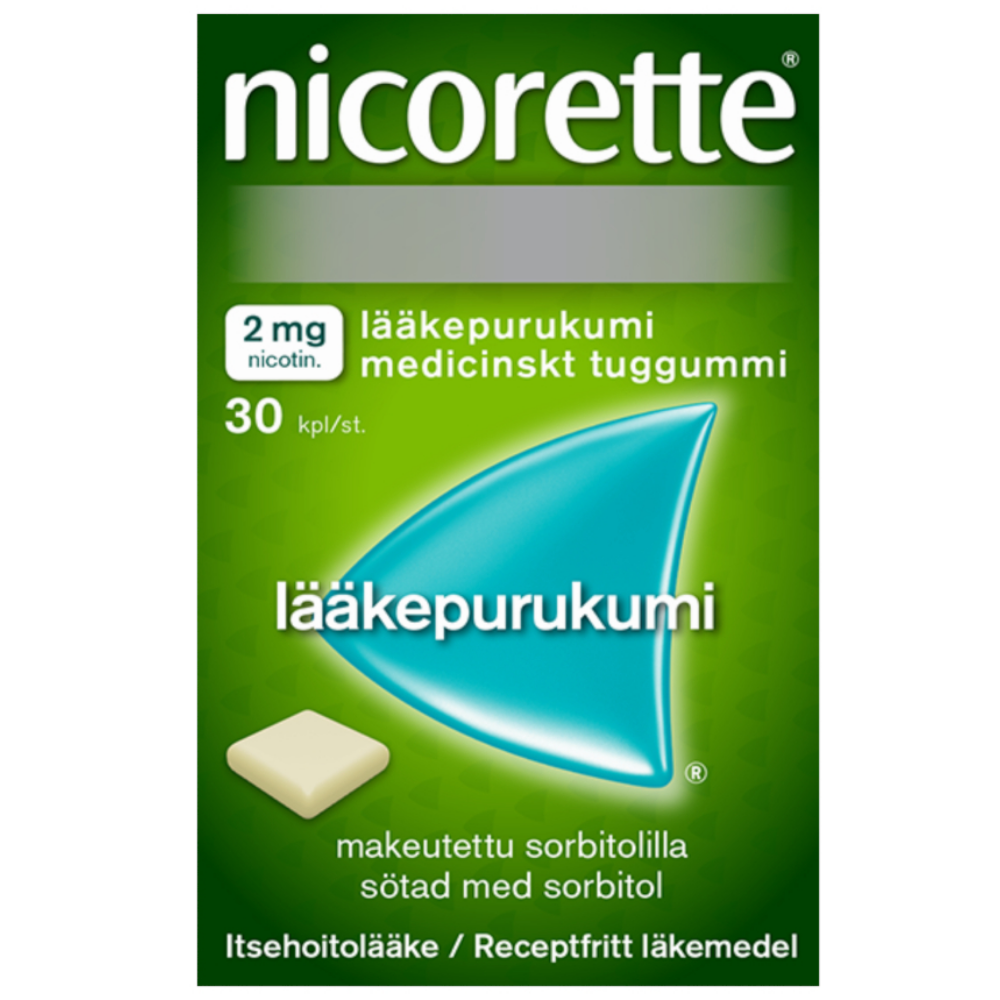 Nicorette 2 mg - eri kokoja
