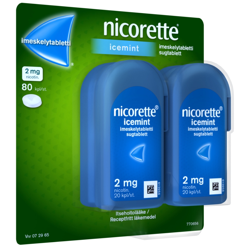 Nicorette Icemint 2 mg - eri kokoja