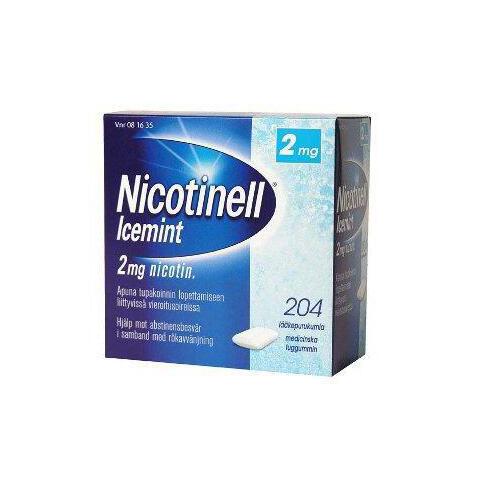 NICOTINELL ICEMINT 2 mg - eri kokoja