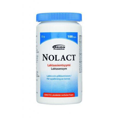 NOLACT laktoosinpilkkoja 100 kaps.