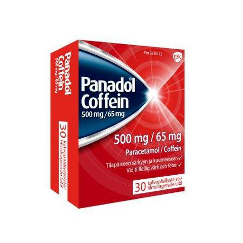 Panadol Coffein 500/65 mg -tabletit eri kokoja
