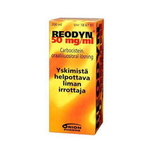 REODYN 50 mg/ml limaa irrottava yskänlääke 200 ml