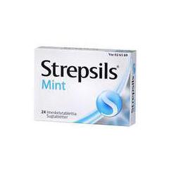 STREPSILS MINT -imeskelytabletti 24 kpl