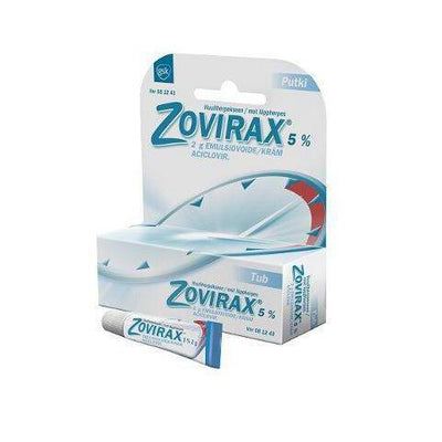 ZOVIRAX 5 % emulsiovoide tuubi/pumppu 2 g