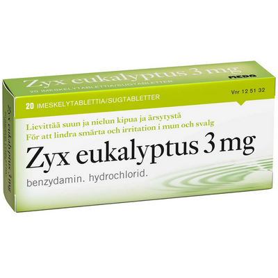 Zyx eukalyptus 3 mg
