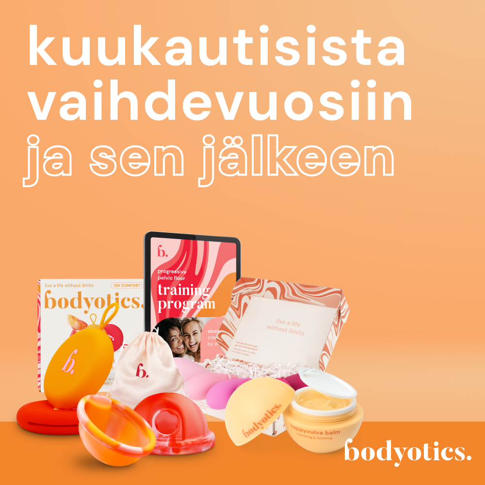 Bodyotics-tuotteet naisten intiimihyvinvointiin