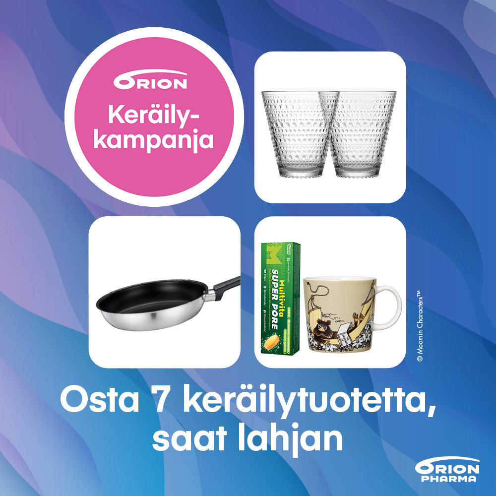 Orionin Keräilykampanjan palkinnot