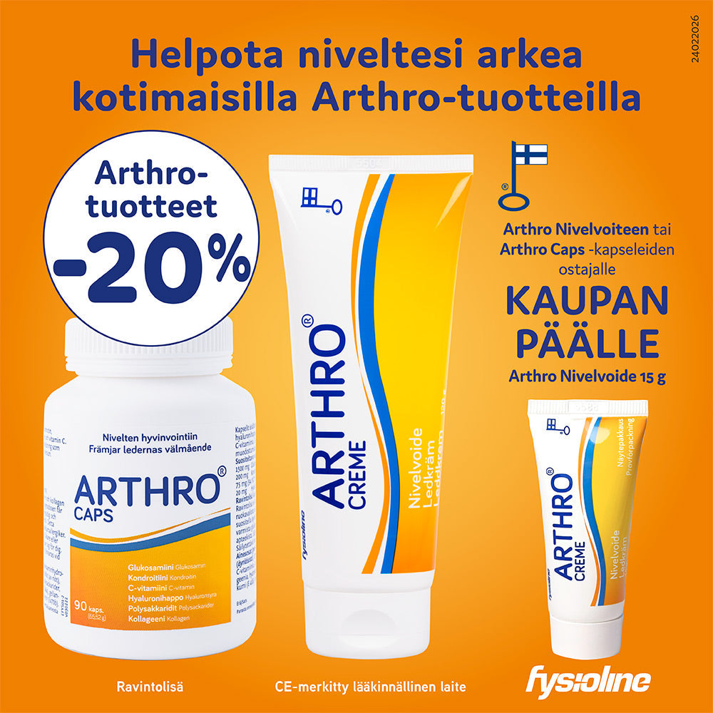 Arthro-niveltuotteet -20%