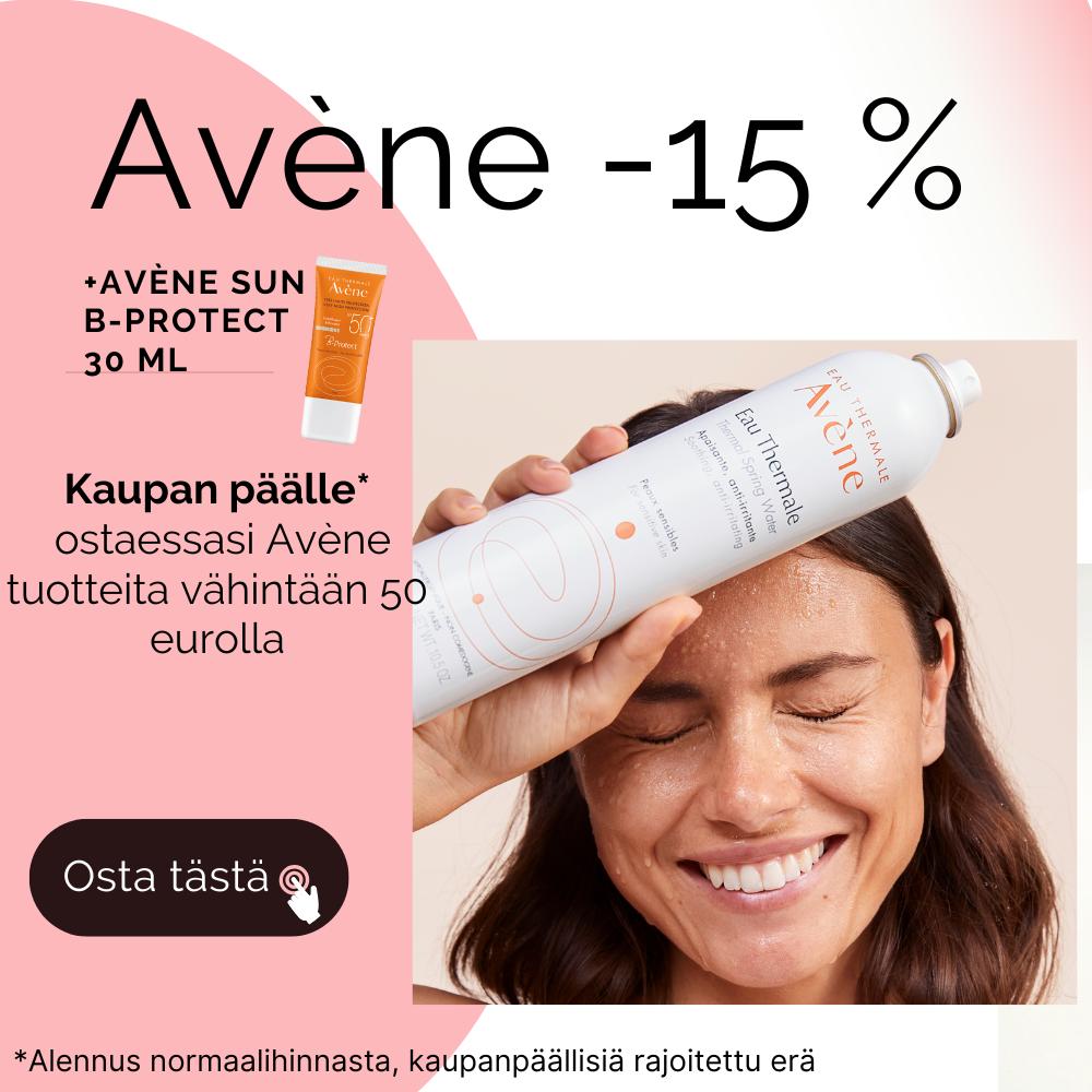 Avene koko sarja -15 % ja Lahja Kaupan päälle!