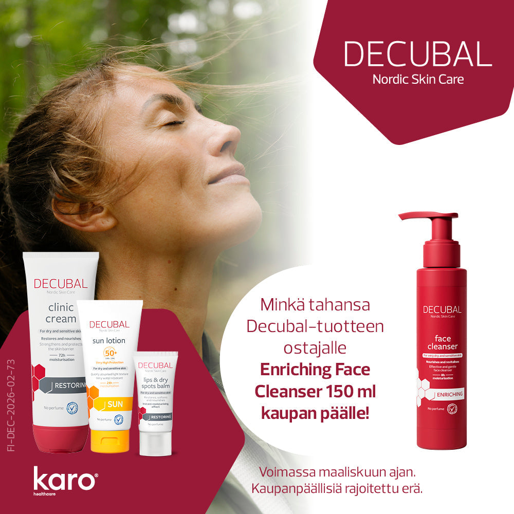 Decubal koko sarja -20 % ja lahja kaupan päälle!