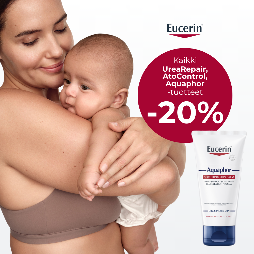 Eucerin-tuotteet kuivalle iholle -20%