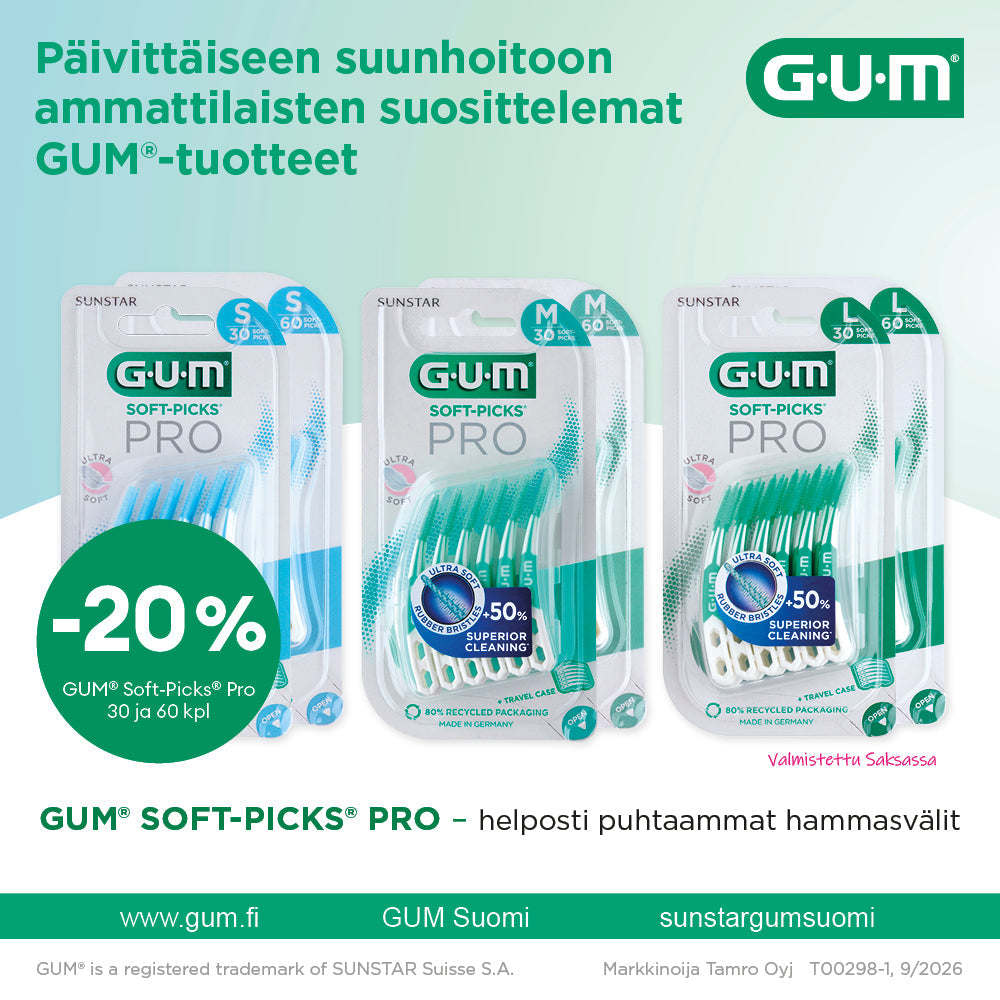 GUM Soft-Picks Pro-hammasväliharjat -20%