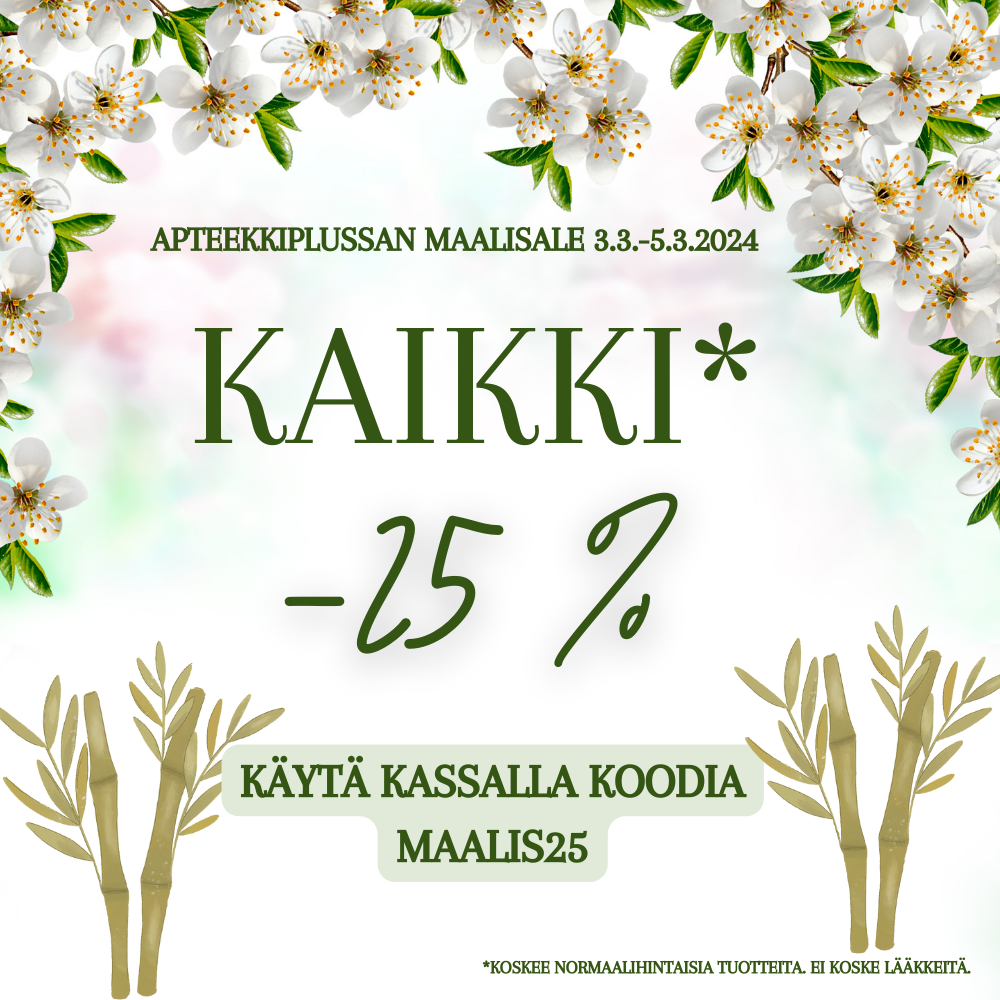 KAIKKI* -25 % JA TOIMITUS 0 €