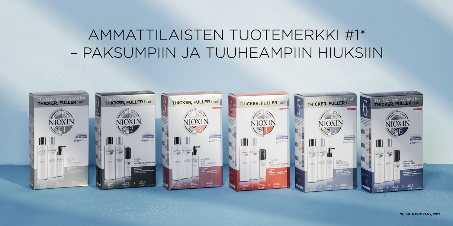 Nioxin - Paksummille ja tuuheammille hiuksille