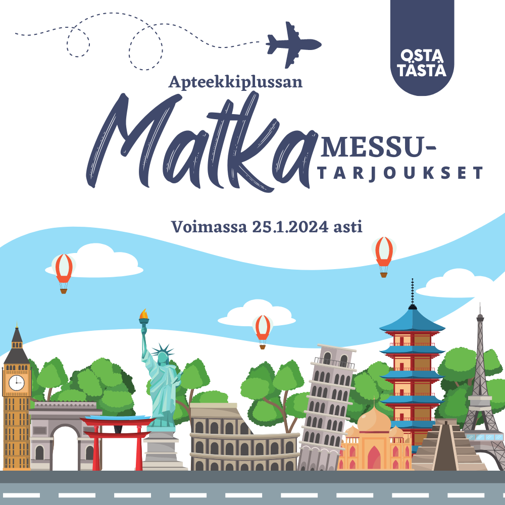 Apteekkiplussan Matkamessutarjoukset