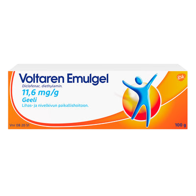 VOLTAREN EMULGEL  11,6 mg/g -eri kokoja