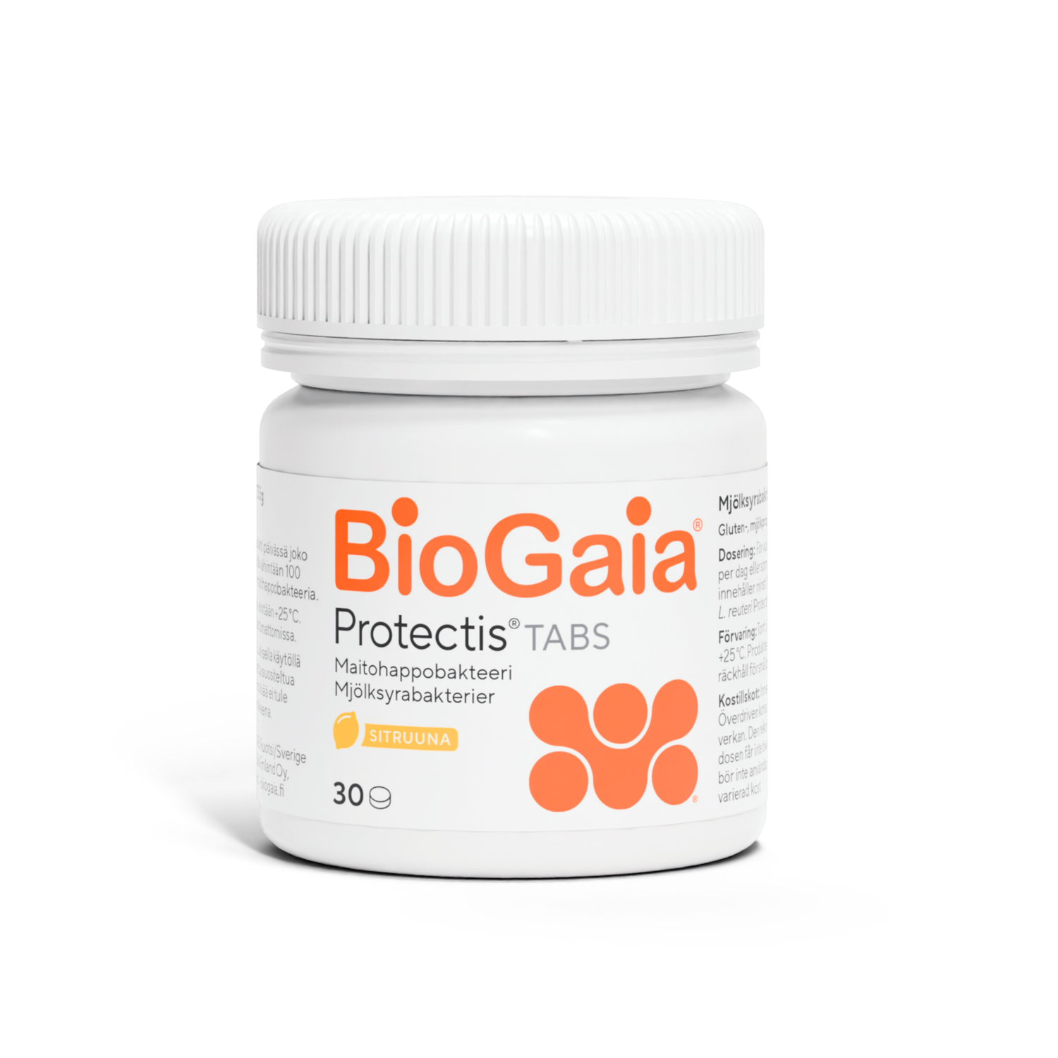 BioGaia Protectis Tabs Sitruuna maitohappobakteeri 30 tabl