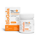 BioGaia Tabs +D3 appelsiini vastustuskykyyn 30 purutablettia