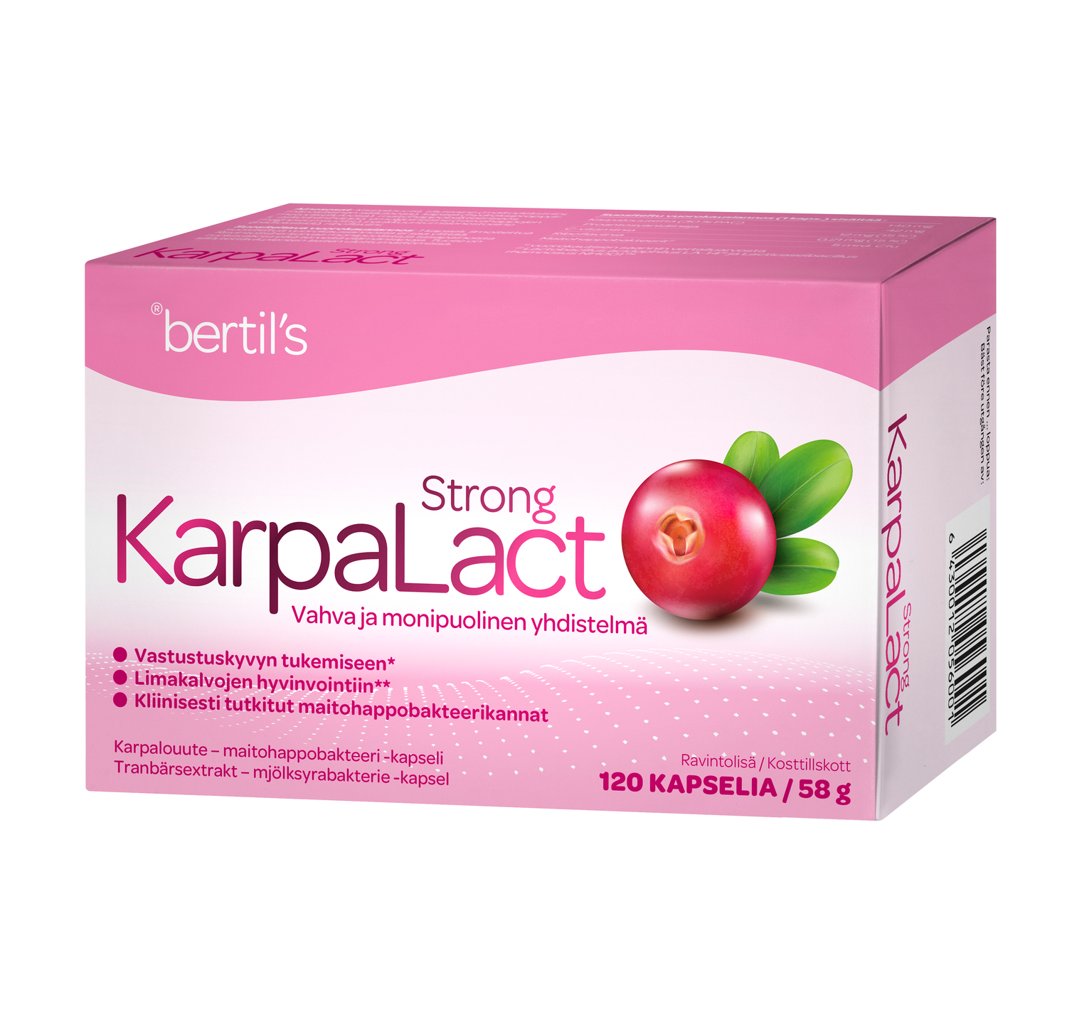 KarpaLact Strong kapselit + Elivo kasvovesi kaupan päälle