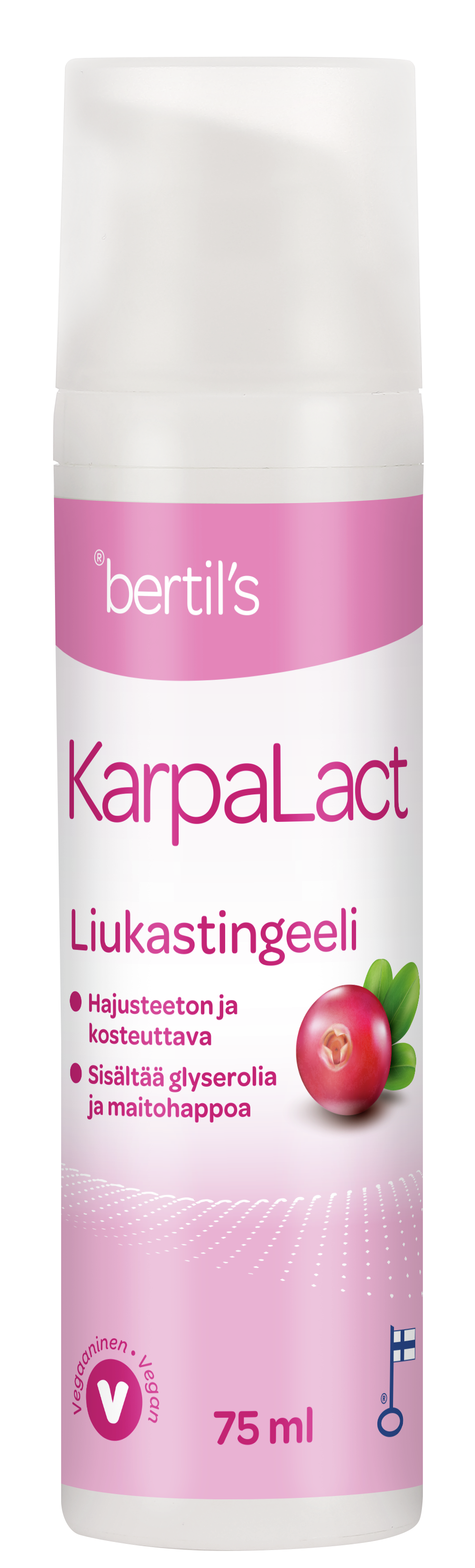 KarpaLact Liukastingeeli + Elivo kasvovesi kaupan päälle