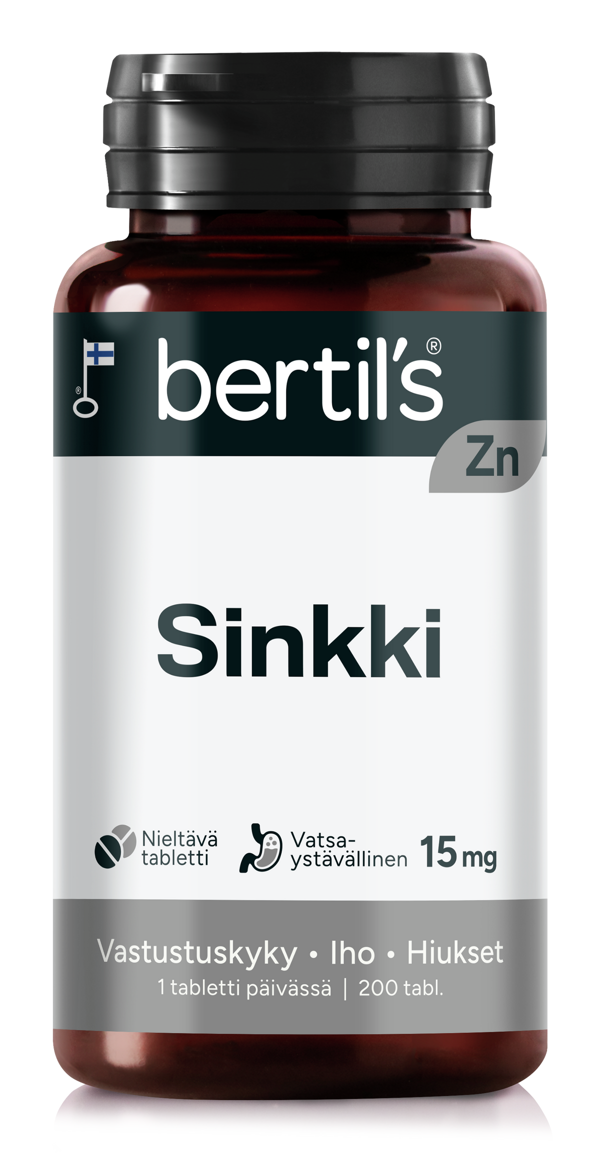 Bertil's Kelasin Sinkki 15 mg